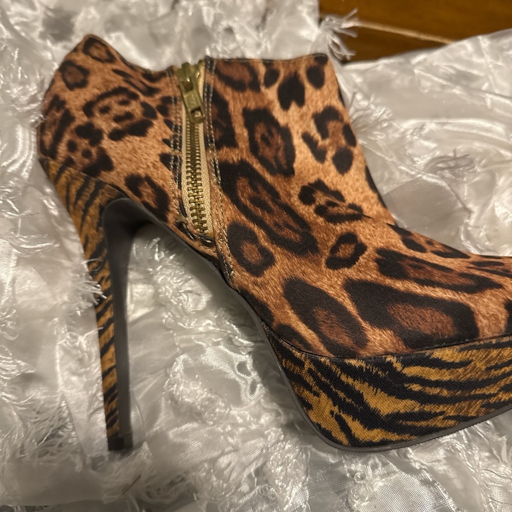Material girl shoe animal print